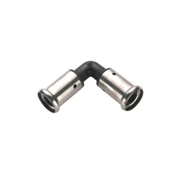 Henco kniekoppeling 90° pers fitting 32mm x 32mm (1PK-3232))