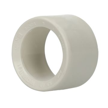 Wavin Wadal excentrisch inzetverloopstuk uitwendig-inwendig lijm 40x32mm - wit (3204204030)