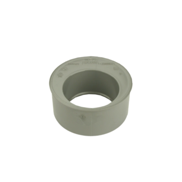 Wavin Wadal excentrisch inzetverloopstuk uitwendig-inwendig lijm 75x50mm - grijs (3104207050)