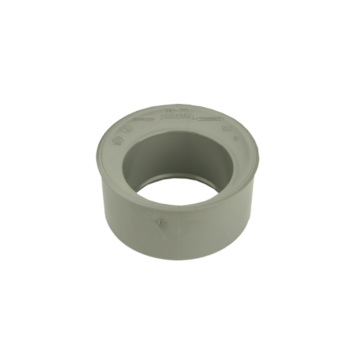 Wavin Wadal excentrisch inzetverloopstuk uitwendig-inwendig lijm 125x40mm - grijs (3104212040)