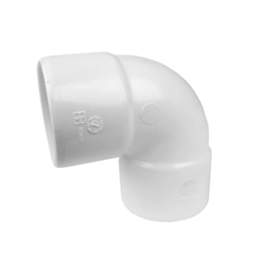 Wavin Wadal PVC bocht 90° mof-mof lijm 40mm - wit (3201204009)