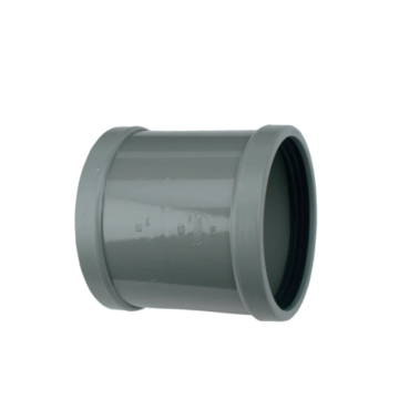 Wavin Wafix PVC steekmof manchet SN4 125mm - grijs (1110012000)