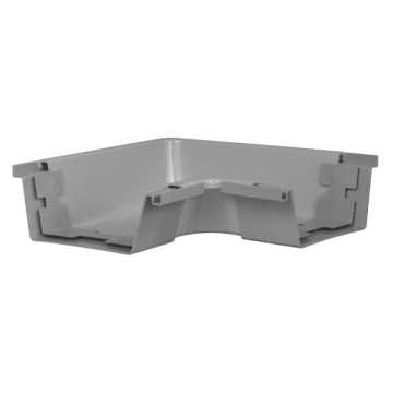 ESLON PVC buitenhoek voor bakgoot type 140 - grijs (10619)