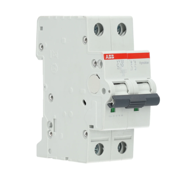ABB Vynckier automaat 2-polig 10A C-curve (2CDS232089R0104)