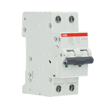 ABB Vynckier automaat 2-polig 25A C-curve (2CDS232089R0254)