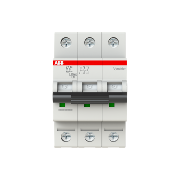 ABB Vynckier automaat 3-polig 6A C-curve (VY33C06)