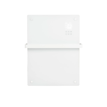 Eurom alutherm sani verre elektrische kachel voor badkamer 800W met wifi en app - wit (361230)