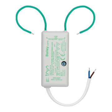 Bailey transformator TOPO little muis 12V halogeen 0-50W en LED 0-20W dimbaar (146219)
