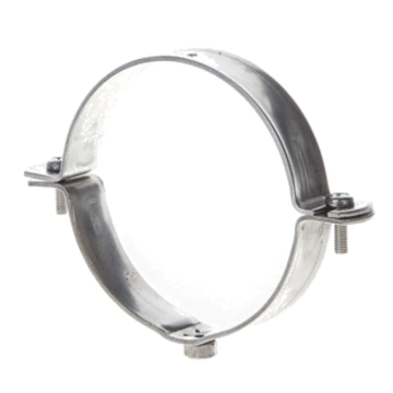 Walraven universele RVS beugel voor kunstofbuis 110mm met M8 (206779)