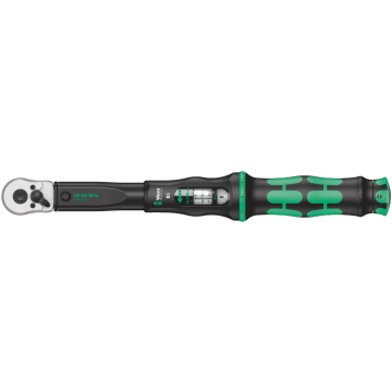 Wera draaimomentsleutel click-torque B1 met omschakelratel instelbaar 3/8" 10-50Nm (05075610001)