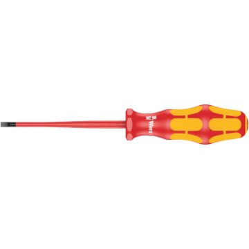 Wera schroevendraaier geïsoleerde schroevendraaier Kraftform SL 0.8x4.0 198/100mm Sleuf VDE (05006441001)