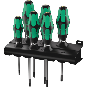 Wera schroevendraaierset 367/6 torx kraftform met houder TX10-TX40 - 6‑delig (05138250001)