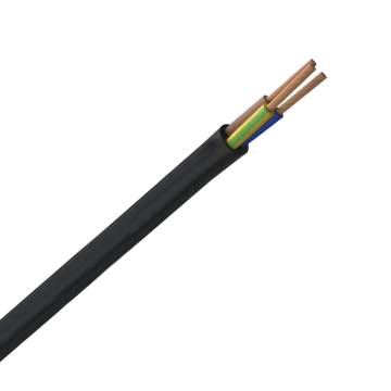 Helukabel VTMB (H05VV-F) kabel 3x2.5mm2 zwart per meter