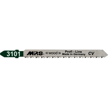 MPS decoupeer zaagblad CrV hout fijn Profi Wood Line lengte 100mm TPI 10 - blister van 5 stuks (3101-5)