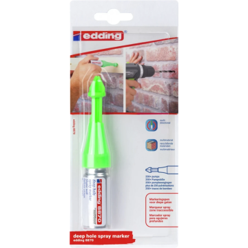 Edding spray marker standaard diepe gaten tot 45mm groen (ED061010)