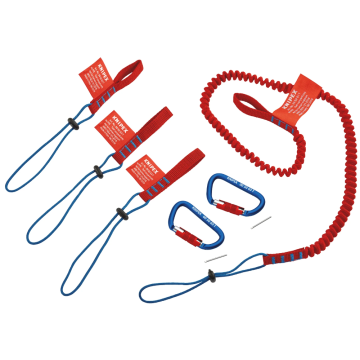 KNIPEX vallijn-set met vallijn en adapterlus en karabijnh