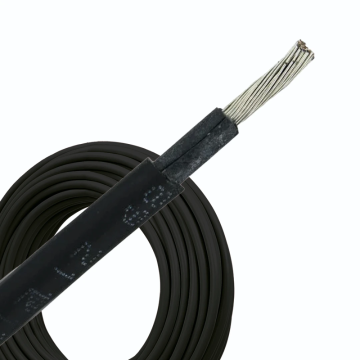 Solar kabel (H1Z2Z2-K) 4mm Cca zwart - per rol 100 meter