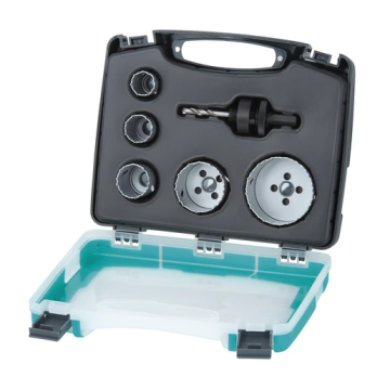 Wolfcraft klokboor Bi-metaal voor elektra en sanitair Ø25-68mm 6-delig (3498000)