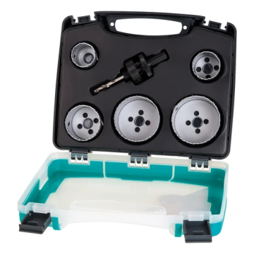 Wolfcraft klokboor Bi-metaal voor elektra en sanitair Ø35-68mm 6-delig (3764000)