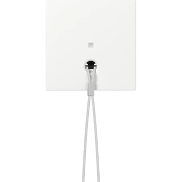 Gira centraalplaat trekschakelaar en trekdrukschakelaar - systeem 55 zuiver wit mat (363827)