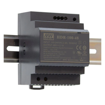 Mean Well DIN-rail voeding 24VDC 3.83A(HDR-100-24)
