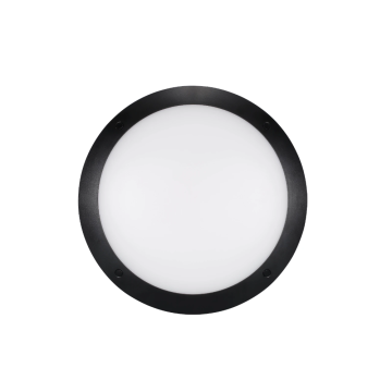 Sylvania LED plafonniere met sensor 14W 1500lm koel wit 4000K Ø350mm IP66 - zwart (0098601)