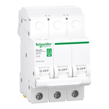 Schneider Electric automaat inklikbaar 3-polig 20A C-curve (R9FEC320)