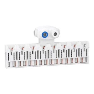 Schneider Electric Resi9 XE verdeelblok met connector 2-polig 8 modules (R9XEC608)
