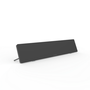 ETHERMA infrarood bureauverwarming 50W met timer - zwart (46377)