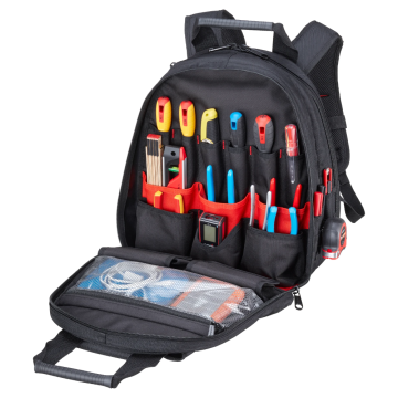 Hultafors gereedschapsrugzak Handsfree Mobility 48-vaks 43x50x35mm - zwart (HU590130)