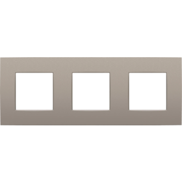 Niko afdekplaat 3-voudig 71mm centerafstand - Intense Bronze  (134-76700)