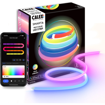 Calex Smart Neon LED strip RGBIC 18W IP44 - 3 meter (6101000400)