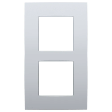 Niko afdekplaat 2-voudig 60mm centerafstand - Intense sterling (132-76200)