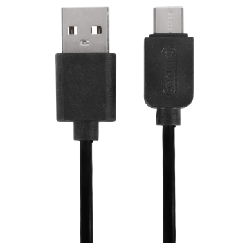 Q-link USB-A-C 2.0 verbindingskabel zwart - 1.5 meter (00.154.47)