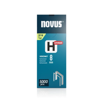 Novus niet met fijne draad H 37x8mm superhard 5000 stuks (042-0771)