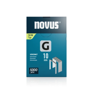 Novus niet met platte draad G 11x10mm 5000 stuks (042-0767)