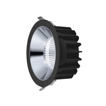 INTERLight Camita LED downlight 8W 800-820lm CCT zaagmaat Ø105mm Ø115mm IP20 - zwart (IL-CD38B)
