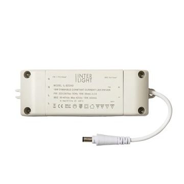 INTERLight Easyfit LED driver 15W 400mA-230V - dimbaar (IL-EDD6D)