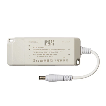 INTERLight Easyfit LED driver 11W 250mA-230V - dimbaar (IL-EDD4D)