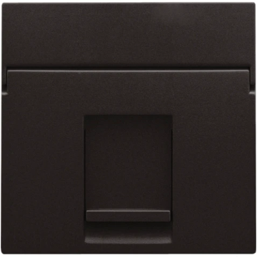 Niko centraalplaat data 1x RJ45 dark brown coated (124-65100)