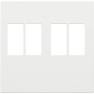 Niko centraalplaat luidsprekeraansluiting 2-voudig white coated (154-69701)
