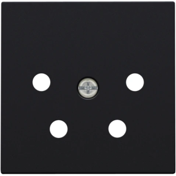 Niko centraalplaat telefoon PTT black coated (161-69010)