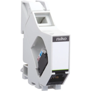 Niko din-rail module onafgeschermde RJ45-connector UTP Cat6 (650-14562)