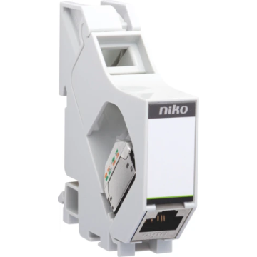Niko din-rail module afgeschermde RJ45-connector STP Cat6 (650-14567)
