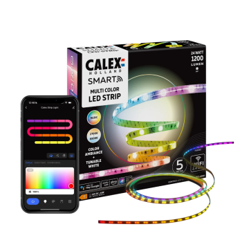Calex Smart LED strip 5m - GRBIC + CCT 300lm (6101000800)