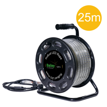 Bailey RoBust LED rope plus 12W/m 1200lm/m 180LEDs/m 6500K IP65 - 25 meter op haspel (146803)