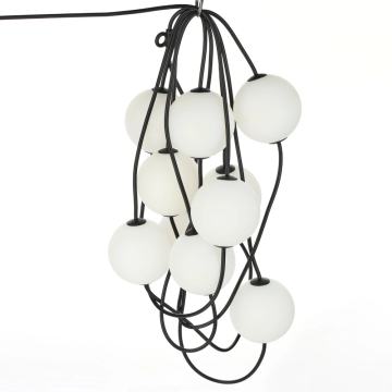 Bailey LED party balls light string 10xG100 lampen 7.7 meter IP67 (146781)