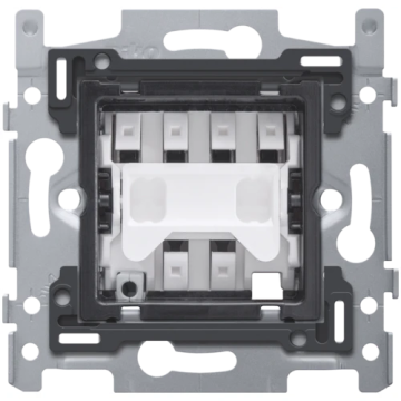 Niko Rocker/Toggle sokkel kruisschakelaar 10 AX/250V - Insteekklemmen (171-01715)
