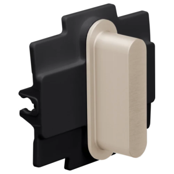 Niko Rocker schakelaar enkelvoudig - Steel Champagne Coated (166-56001)