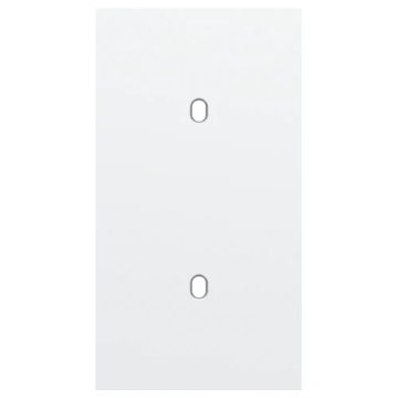 Niko Toggle afdekplaat tweevoudig verticaal 71mm - Steel White Coated (154-57851)